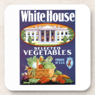 Dessous-de-verre Légumes sélectionnés par la Maison Blanche