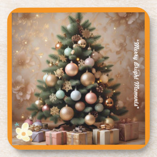 Dessous-de-verre "L'élégance des arbres de Noël"