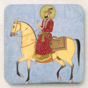 Dessous-de-verre L'empereur Farrukhsiyar (1683-1719) de Mughal