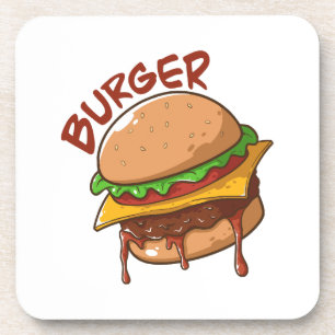 Dessous-de-verre Les amateurs de hamburgers