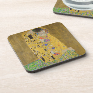 Dessous-de-verre Les amoureux embrasser Embrace par Gustav Klimt