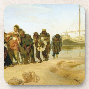 Dessous-de-verre Les bateliers sur le Volga, 1870-73