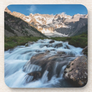 Dessous-de-verre Les cascades   Lac Aviolo, Italie