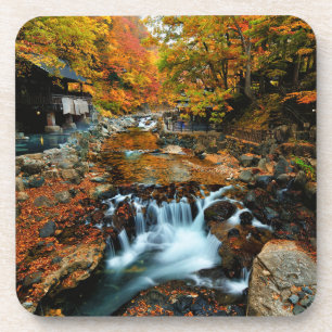 Dessous-de-verre Les cascades Takaragawa Onsen Osenkaku, Japon