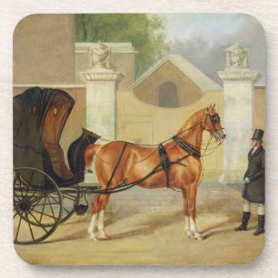 Dessous-de-verre Les chariots des messieurs : Un cabriolet,