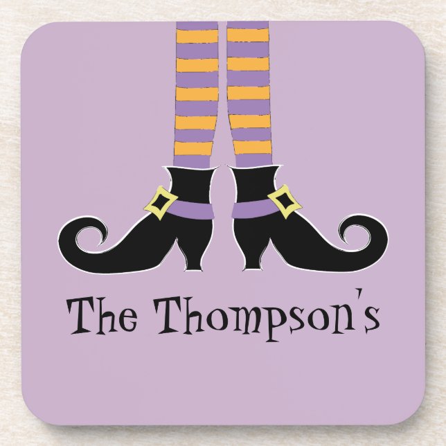 Dessous-de-verre Les chaussures de Whimsy Witch (Devant)