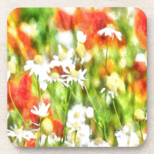 Dessous-de-verre Les Couleurs Du Printemps Par Une Aquarelle Soleil