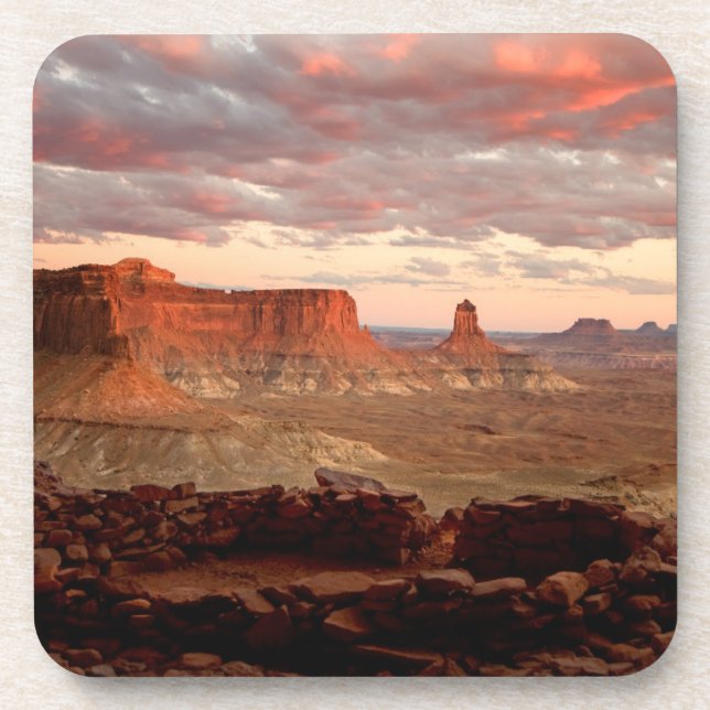 Dessous-de-verre Les déserts | Parc national des Canyonlands Utah (Devant)