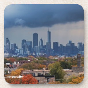 Dessous-de-verre Les Etats-Unis, l'Illinois, Chicago, paysage