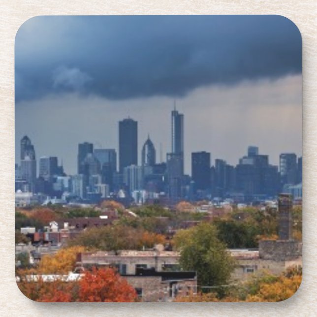 Dessous-de-verre Les Etats-Unis, l'Illinois, Chicago, paysage (Devant)
