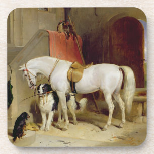 Dessous-de-verre Les Favoris de Prince George (huile sur toile)