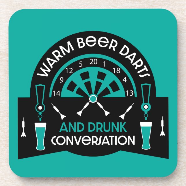 Dessous-de-verre Les fléchettes de pub classiques (Devant)