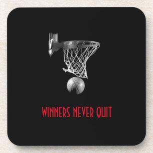 Dessous-de-verre Les Gagnants N'Ont Jamais Quitté Le Basket