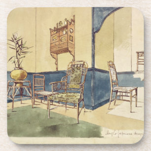 Dessous-de-verre Les meubles anglo de style japonais conçoivent par
