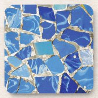 Les mosaïques de Gaudi à l'huile