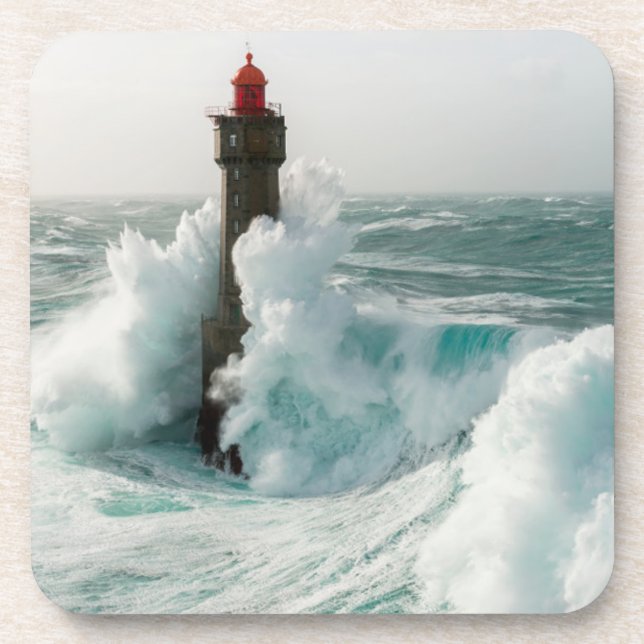 Dessous-de-verre Les phares | Jument Phare Ouessant France (Devant)