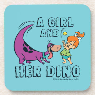 Dessous-de-verre Les Pierrafeu   Galets & Dino Play Ball