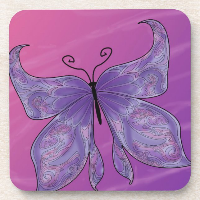 Dessous-de-verre Les rêves de papillons (Devant)