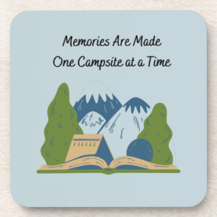 Dessous-de-verre Les souvenirs sont faits un camping à la fois