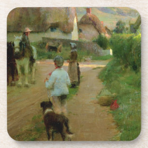Dessous-de-verre Les vagabonds, 1888 (huile sur la toile)