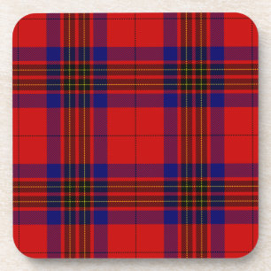 Dessous-de-verre Leslie tartan rouge bleu violet plaid