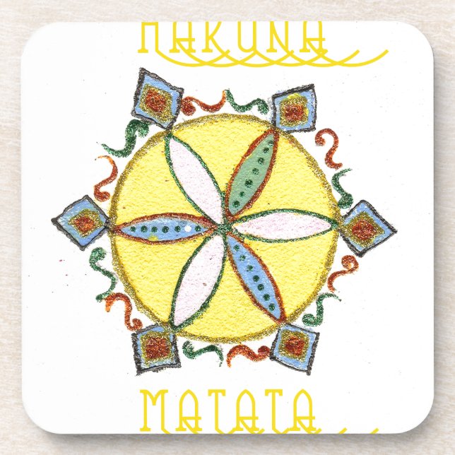 Dessous-de-verre L'étoile à la fabrication de Hakuna Matata (Devant)