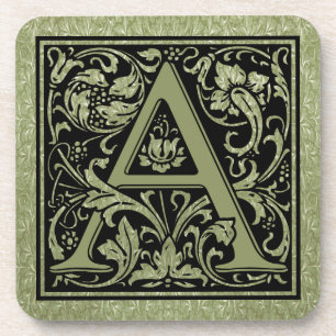 Dessous-de-verre Lettre A Première Lettre Monogramme