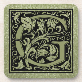 Dessous-de-verre LETTRE G PREMIÈRE LETTRE MONogramme