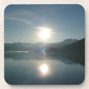 Dessous-de-verre Lever de soleil sur College Fjord Alaska Photograp