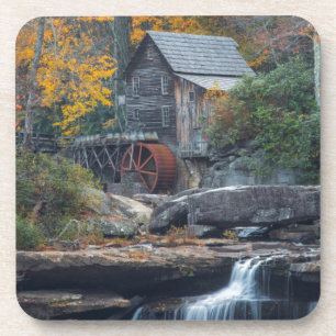 Dessous-de-verre L'historique usine de Grist sur Glade Creek