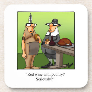 Dessous-de-verre L'Humour de Thanksgiving