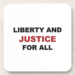 Dessous-de-verre Liberté et JUSTICE pour tous