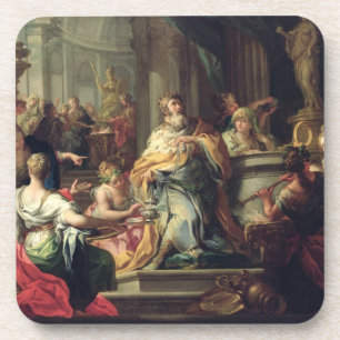 Dessous-de-verre L'Idolisation de Solomon, c.1735 (huile sur la