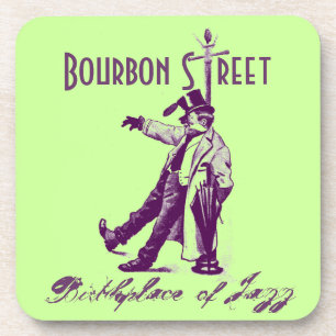 Dessous-de-verre Lieu de naissance de NOLA de rue de Bourbon de