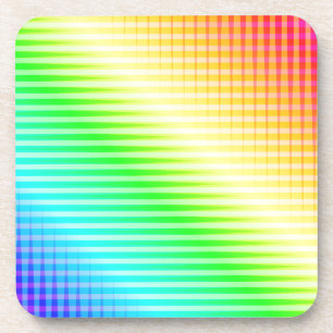 Dessous-de-verre Lignes arc-en-ciel