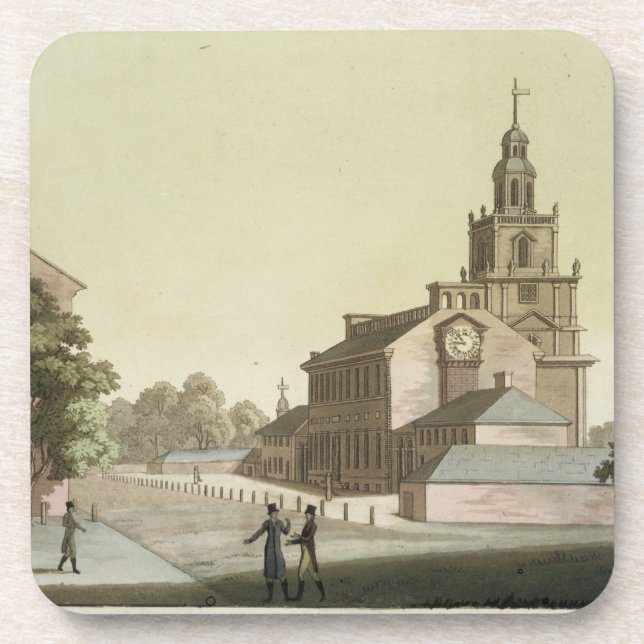 Dessous-de-verre L'indépendance Hall, Philadelphie, Pennsylvanie, (Devant)