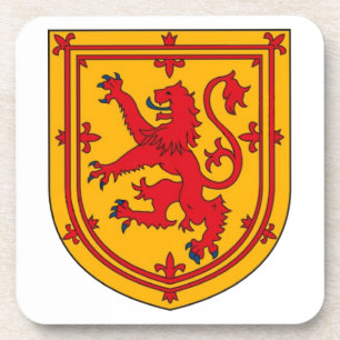 Dessous-de-verre Lion Rampant sur Fond Doré