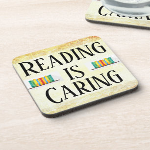 Dessous-de-verre Lire est Caresser Beverage Coaster