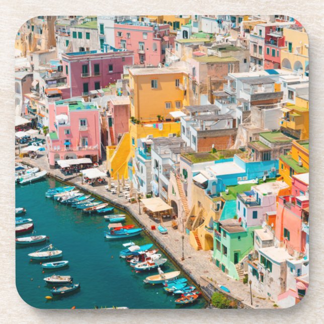 Dessous-de-verre Littoral | Naples Italie (Devant)