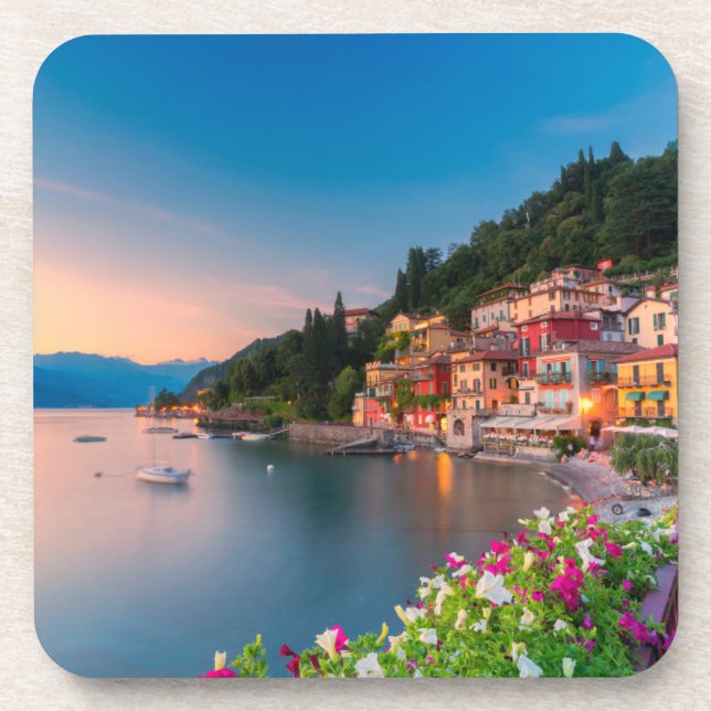 Dessous-de-verre Littoral | Varenna, Lombardie, Italie (Devant)