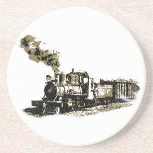Dessous de verre Locomotive à vapeur