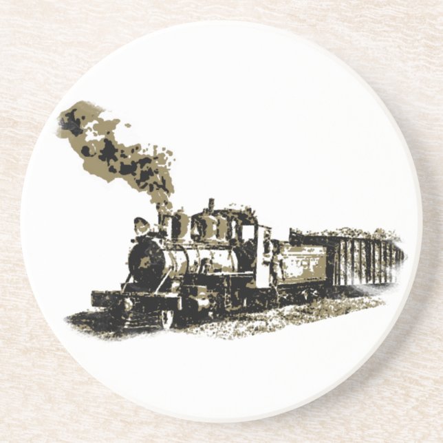 Dessous de verre Locomotive à vapeur (Devant)