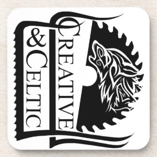 Dessous-de-verre Logo créatif et celtique noir et blanc