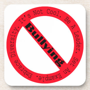Dessous-de-verre Logo de lutte contre l'intimidation par Shirley Ta