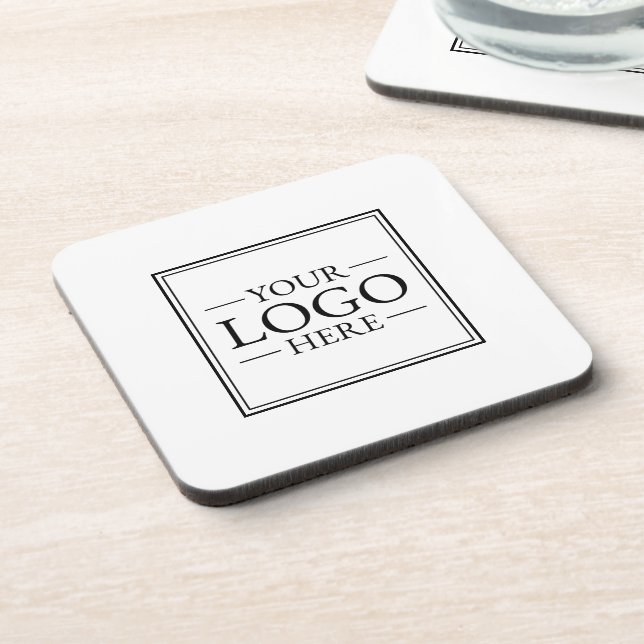 Dessous-de-verre Logo d'entreprise personnalisé (Côté gauche)
