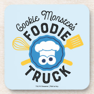 Dessous-de-verre Logo du camion fourré de Cookie Monster