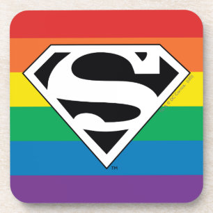 Dessous-de-verre Logo Rainbow Superman