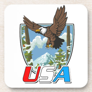 Dessous-de-verre Logo USA Patriot
