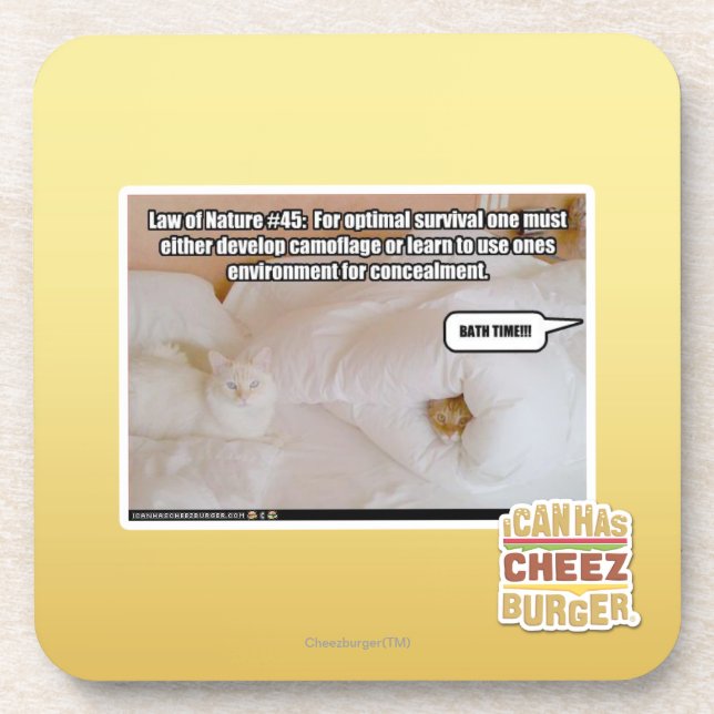 Dessous-de-verre Loi de la nature #45 (Devant)