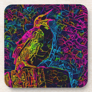 Dessous-de-verre L'oiseau solitaire 3